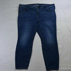Old Navy 28 Plus Rockstar Skinny Medium‎ Wash Stretch Denim Jeans